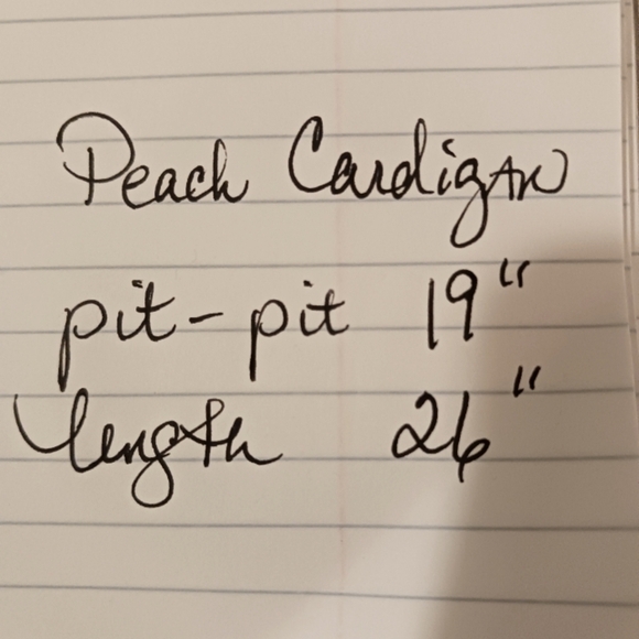 Roz & Ali Cardigan Orange Ombre Rayon Summer Sweater - Picture 9 of 9